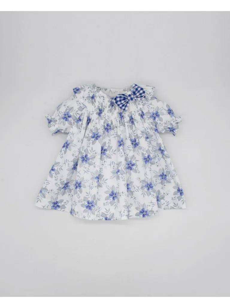 Vestido Flor azul Fina Ejerique